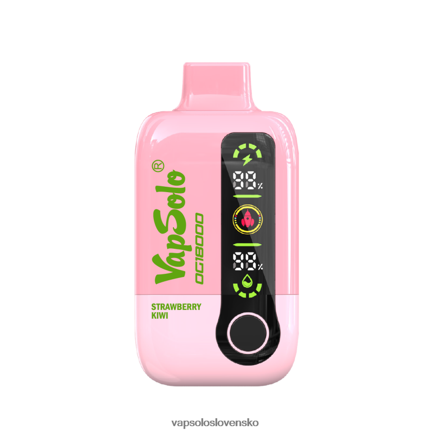 VapSolo Cena - jahodové kiwi VapSolo DG18000 jednorazová vapa RZ648257