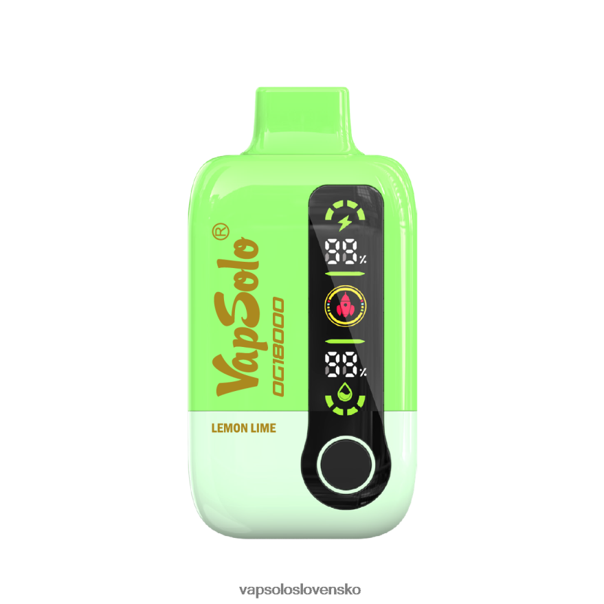 VapSolo Recargable - citrónová limetka VapSolo DG18000 jednorazová vapa RZ648250