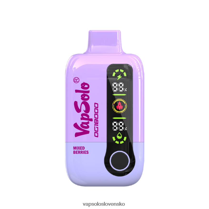 VapSolo Slovensko - zmiešané bobule VapSolo DG18000 jednorazová vapa RZ648251