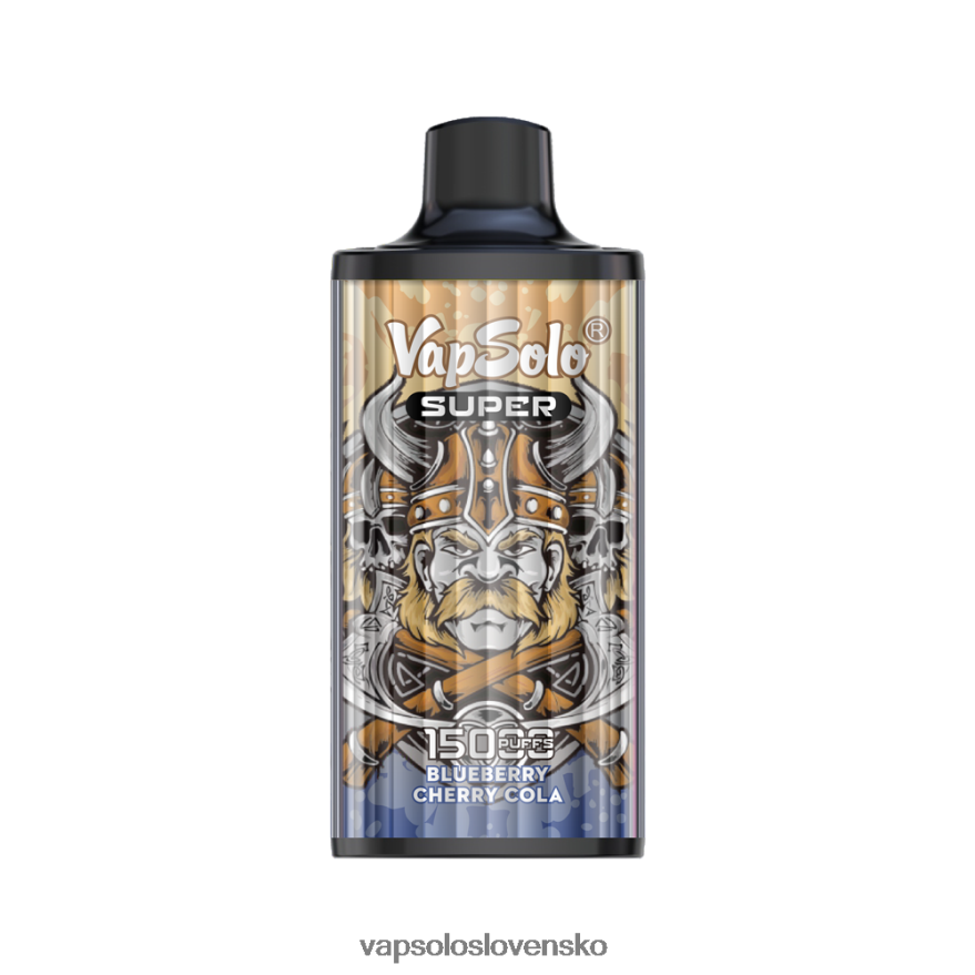 VapSolo Recargable - čučoriedková čerešňová cola VapSolo SUPER jednorazová vapa RZ648215