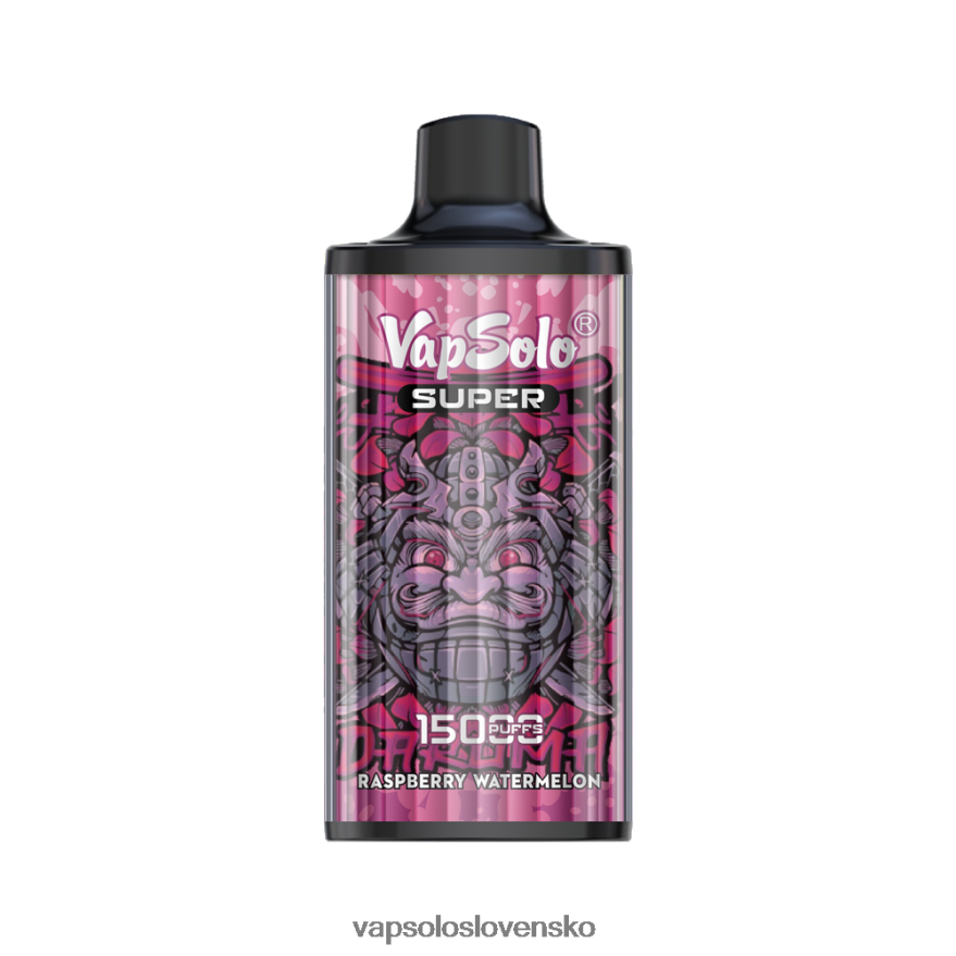 VapSolo Refill - malinový vodný melón VapSolo SUPER jednorazová vapa RZ648219