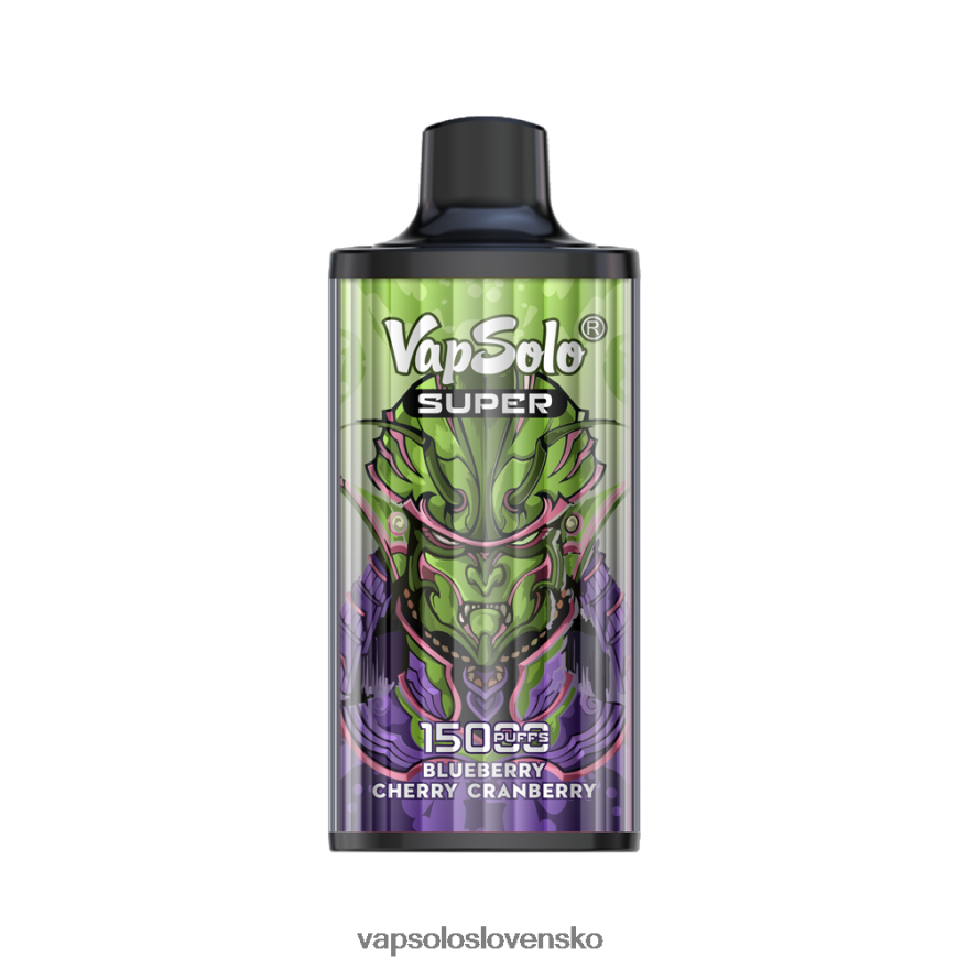 VapSolo Slovensko - čučoriedka čerešňa brusnica VapSolo SUPER jednorazová vapa RZ648216