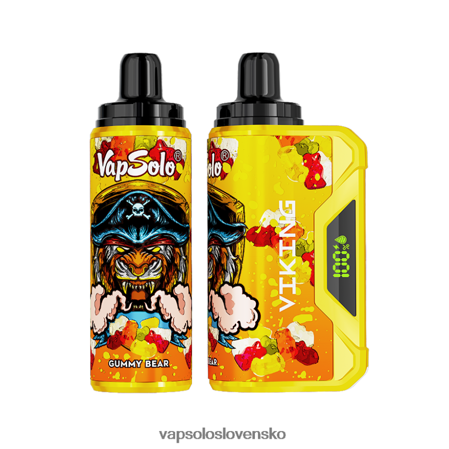 VapSolo Refill - gumový medvedík VapSolo VIKING jednorazová vapa RZ648239