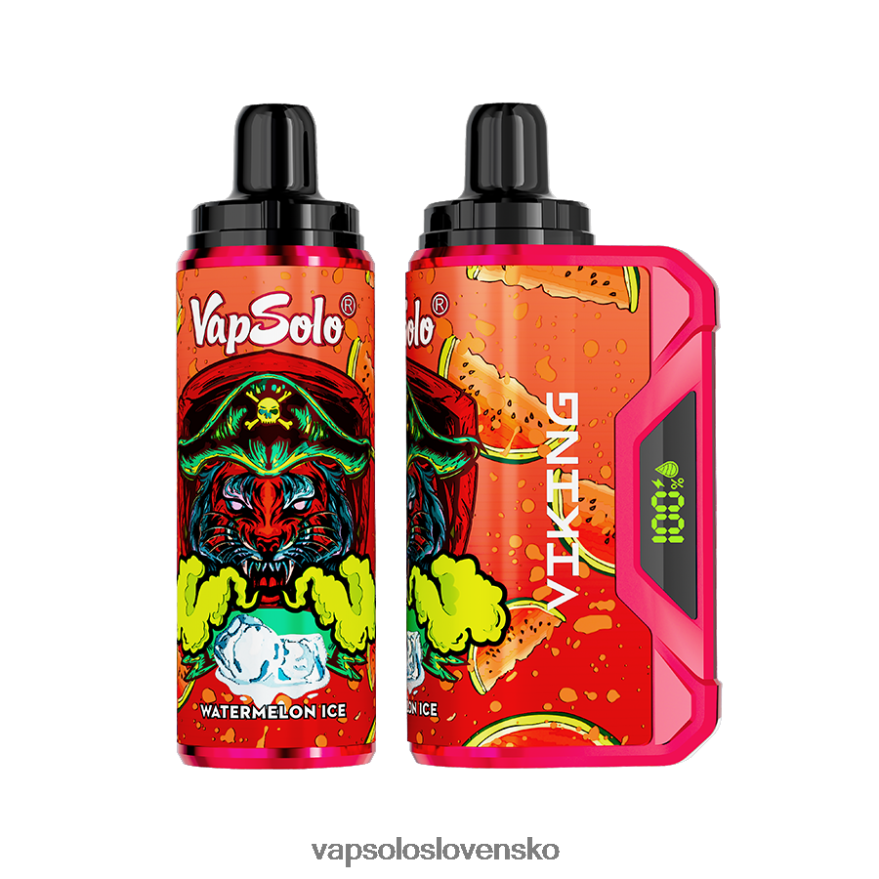 VapSolo Review - melónový ľad VapSolo VIKING jednorazová vapa RZ648248