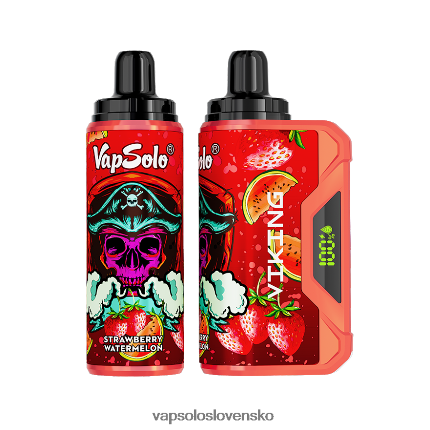 VapSolo Slovensko - jahodový melón VapSolo VIKING jednorazová vapa RZ648246